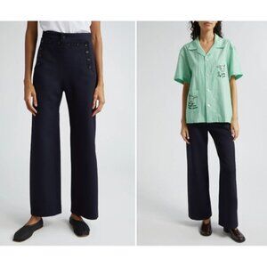 Bode Virgin Wool Twill Sailor Pants Navy Size 28